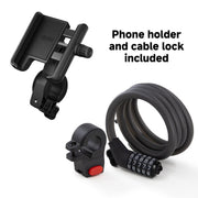 Segway E3 Pro SE Electric Scooter, 20 MPH with Lock & Phone Mount