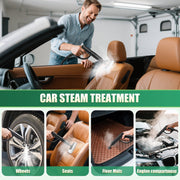 Loheer Canister Steam Cleaner, 1500W High-Pressure Steam at 320F, 2L Water Tank, 20 Accessories, Child-Safe Lock, Chemical-Free Cleaning for Home and Car, LHZQJ02