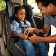 Cosco Kids Elite Slim All-in-One Convertible Car Seat, Black