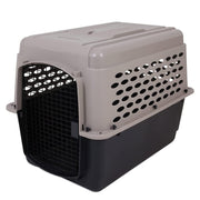 Petmate Vari Dog Kennel, Portable Plastic Crate for Medium to Large Dogs 50-70 lbs, 36 Inch, Taupe and Black
