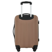 Travelers Club 20 Expandable Rolling Hard Side Carry-on Luggage, Mocha Brown