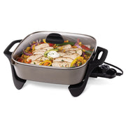Presto 07120 12 inch Ceramic Electric Skillet with Glass Cover