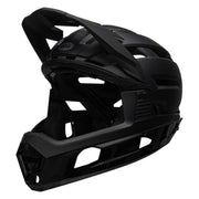 Bell Super Air R MIPS Mountain Bike Helmet with Flex Spherical Technology, Matte/Gloss Green/Infrared, Medium