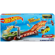 Mattel GDY60 Hot Wheels 4-Lane Elimination Race Track Set