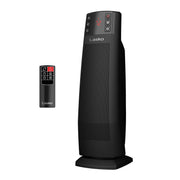 Lasko CT22850 22 Inch Oscillating Ceramic Tower Space Heater, Auto Dimming Display, Tip-Switch, Remote