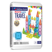 MAGNA-TILES Travel Set 55 Magnetic Building Set: Educational Math Focus, Creative Engineering, Fine Motor Skills