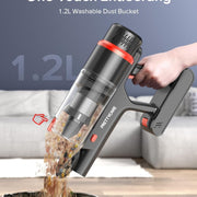 Prettycare Cordless Vacuum Cleaner with Brushless Motor for Home Pet Hair Carpet Hard Floor V1