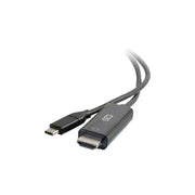 C2G USB-C to HDMI Audio Video Adapter Cable, 10ft, 4K 60Hz, Male to Male, Black, 26896