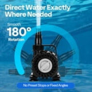 SPECSTAR 120W Submersible Water Pump, 800-2100GPH Stepless Adjustable Flow with 16ft Max Lift - Horsepower 0.5 HP