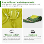 Invoker Mummy Sleeping Bag, Thermally Insulating Hollow Cotton Fill, Water-Resistant Rip-Stop Polyester Shell, Lightweight 5 lb, 90 x 31.5 in, 32-59 F Temperature Range