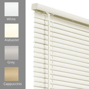 Chicology Cordless 1-Inch Vinyl Mini Blinds, Room Darkening, Alabaster, 36