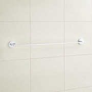 Signature Hardware Drea Towel Bar, Durable Metal Construction, Brushed Nickel, 24 in