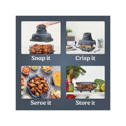 Ninja Crispi 4-In-1 Portable Glass Air Fryer Cooking System FN101GY - GRAY ONE SIZE