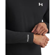 Under Armour Men's UA ColdGear Base 2.0 Crew Shirt, Black and White, 2XL, 6005295