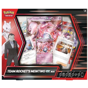 Pokemon 10-10167-102 Team Rockets Mewtwo ex Box with Foil Promo Card, Oversized Foil, Photo Sticker, and 4 Booster Packs