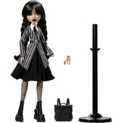 Monster High Wednesday Collectible Doll, Wednesday Addams in Nevermore Academy Uniform With Thing