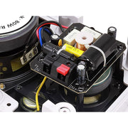 Monoprice Caliber Series 3-Way Aramid Fiber In-Wall Speakers, 6.5 Inch Pair, Titanium Silk Dome Tweeters, 107607