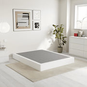 ZIYOO SBS2504-4 4 Inch Metal Box Spring, Sturdy Mattress Foundation, Easy Assembly, Fabric Cover Included, Queen Size