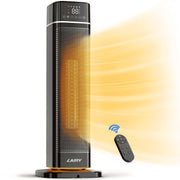 Lairy 24'' 1500W Fast Electric Ceramic Tower Heaters with Thermostat. Black