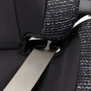 Evenflo GoTime LX Booster Car Seat, Convertible High-Back to Backless, 7 Height Positions, Chardon Black, CS700212415