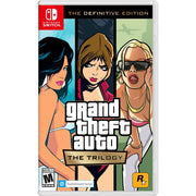 Rockstar Grand Theft Auto The Trilogy Definitive Edition Nintendo Switch, 4K Ultra HD, Enhanced Graphics, Modernized Controls