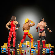 WWE JHL72 Elite 6-Inch Action Figures Collectible Set with Scott Hall, Kevin Nash, Hulk Hogan, 25 Points of Articulation