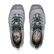 KEEN 1028992 Targhee IV Waterproof Hiking Shoes for Ladies - Alloy/Granite Green - 9M