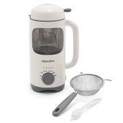 GreenPan Better Blend Nut Milk Maker, 15-in-1 Multi-Function, 30oz BPA-Free Container, Cream, Self-Clean, Delay Timer