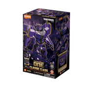 Blokees Transformers Classic Class Megatronus Prime Action Figure, 12.5cm, Purple, 20-Point Articulation, Dual LED Lighting, 107-Piece Model Kit, 71186