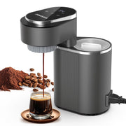 PANCERKA C-180-Espresso Machine Hot and Iced Coffee Maker, Adjustable Warm Plate, Black