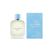 Dolce & Gabbana Light Blue Pour Homme Eau De Toilette Spray, Fresh Mediterranean Scent with Sicilian Lemon and Patchouli, 6.7 oz
