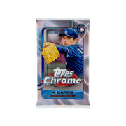 Topps 25 TP BB CHROME VB 2025 Chrome Baseball Trading Card Box, 7 Packs, 4 Cards Per Pack