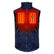 ActionHeat AH-VST-5V-M-N-X 5V Battery-Heated Softshell Vest for Men - Navy - 2XL