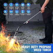 SEVENMEET HP516 Propane Torch Weed Burner Kit, High Output Weed Torch with 11.5FT Hose