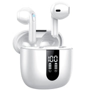 CASCHO A9 Bluetooth 5.4 HiFi Stereo Wireless Earphones, White