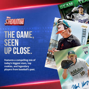 Topps 2025 Baseball Stadium Club Trading Cards Value Box, 5 Cards per Pack, 8 Packs, Includes Lime Green and Sepia Parallels