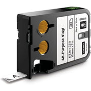 Dymo 1868751 XTL 12mm X 7m Roll All - Purpose Vinyl Black on White