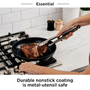 Ninja C19010 NeverStick Essential 10-Piece Non-Stick Aluminum Cookware Set, Black