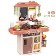WISAIRT Play Kitchen Set for Kids,  Kids Play Kitchen with Re