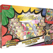 Pokemon Mega Evolution Ascended Heroes Premium Poster Collection with Foil Promo Card, 10 Booster Packs, Double-Sided Poster, 10-10302-120