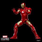 Hasbro Marvel Legends Series Iron Man Mark III Action Figure, 6-Inch Scale, Red, G2055