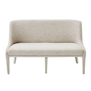 Better Homes & Gardens BH2436211066158 Windsor Upholstered Dining Bench Wheat with High-Density Foam Cushions and Solid Rubberwood Legs