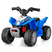 OLAKIDS Kids Ride On ATV 6V Electric Vehicle for Toddlers 4 Wheeler Battery, Blue