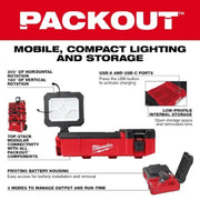 Milwaukee 2356-20 Tool M12 12-Volt Lithium-Ion Cordless PACKOUT Flood Light w/USB Charging