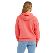 Wrangler Retro Bold Logo Sweatshirt Hoodie for Ladies - Coral - XXL