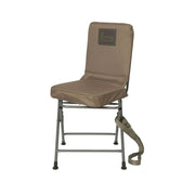 Banded Gear Swivel Blind Chair, 360-Degree Silent Rotation, Padded Foam Seat, Adjustable Legs, Foldable Hunting Seat, Marsh Brown