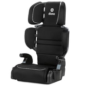 Diono 56270 Connect3 R 2-in-1 High Back Booster, Slim Fit 3-Across in Many Mid-Sized Sedans and SUVs, for Children from 40-120 lbs., Lightweight with Cupholder, Black Storm