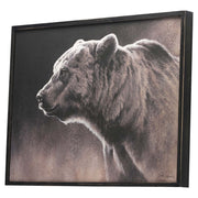 Open Road Brands Painterly Bear Framed Wood Wall Decor