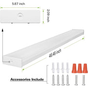 Hykolity Wra-1052 4Ft 75Watts LED Flush Mount Office Ceiling Wraparound Light