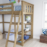 Better Homes Gardens BHW-10012 Kane Twin Loft Bed, Natural